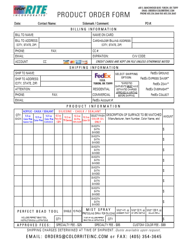 Contact Colorrite